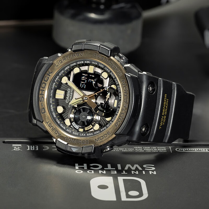 卡西欧(casio)男士手表 户外运动男表 gst-b200-1a