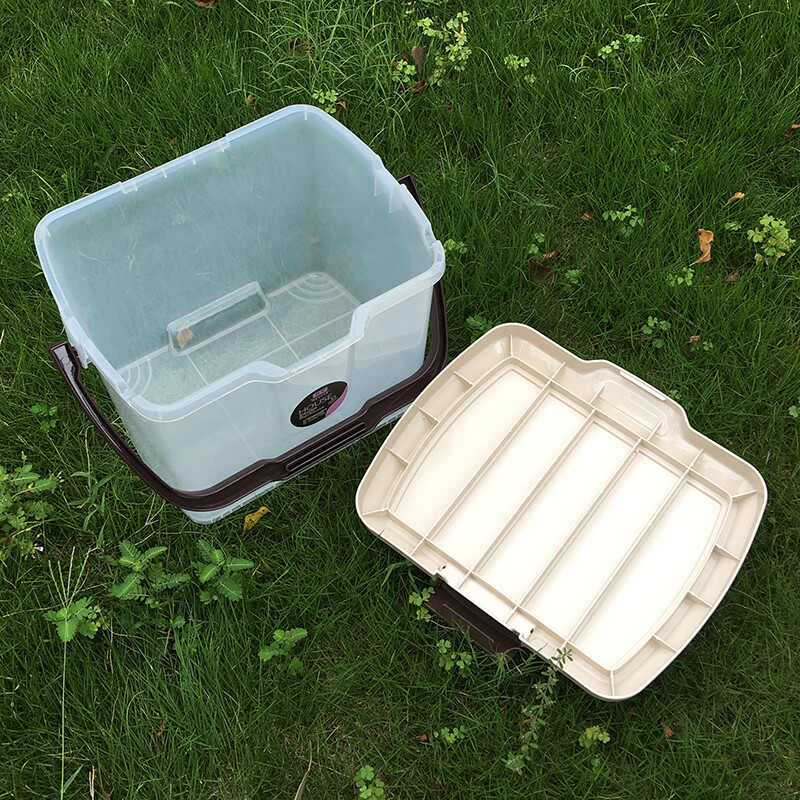 鱼桶可坐 大号可坐钓鱼桶剧组多用桶汽车载收纳桶手提方形塑料水桶方