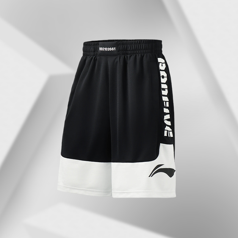 李宁2021李宁夏季新品badfive篮球系列男子宽松短裤比赛裤aapr207刚