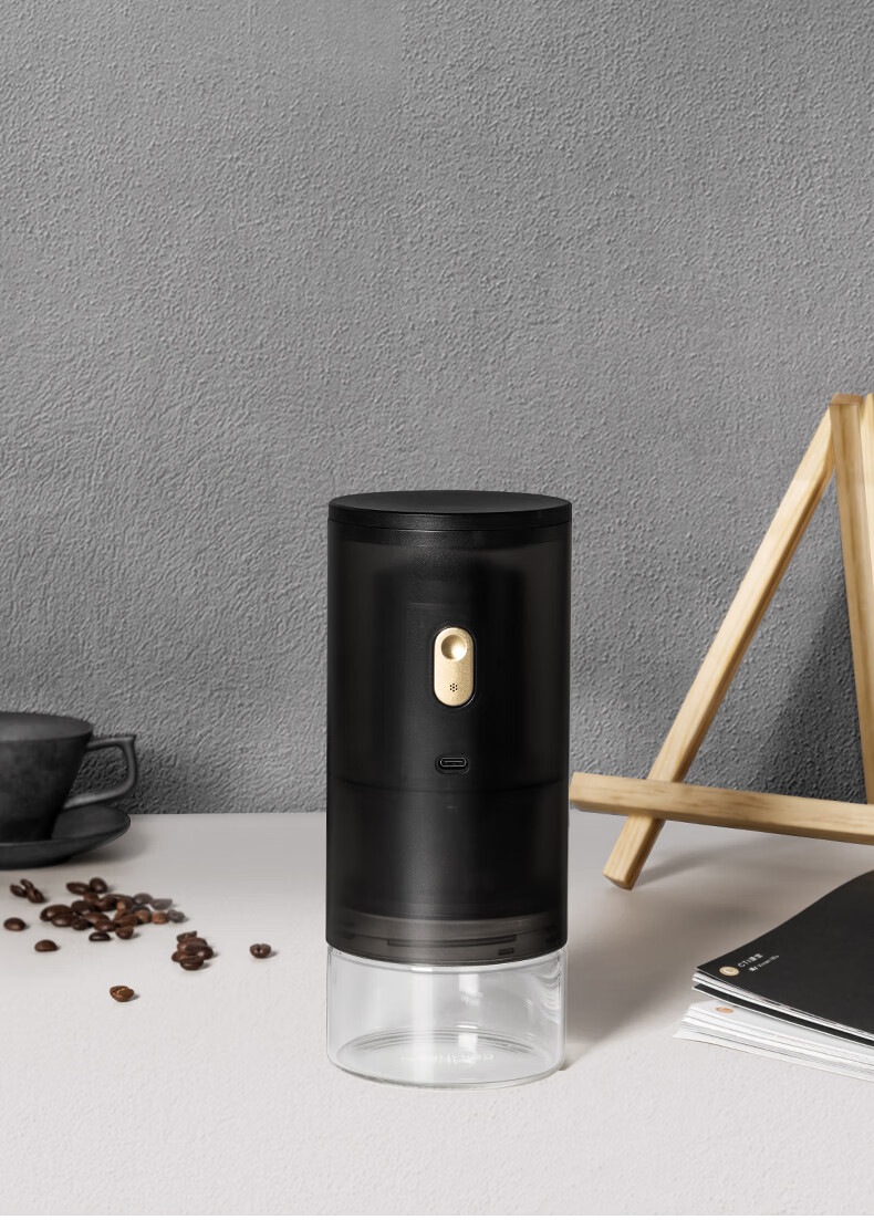 泰摩电动磨豆机泰摩grindergo电动咖啡豆研磨机家用小型咖啡磨豆机