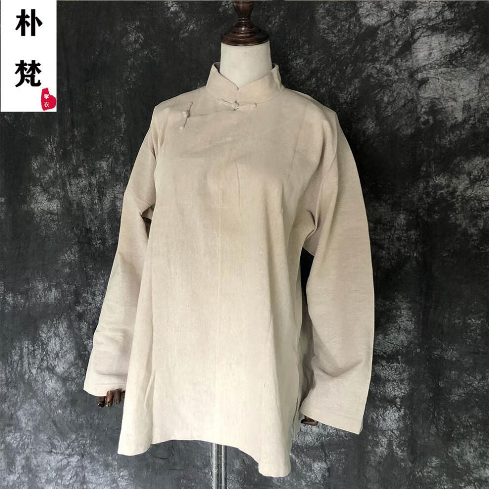 白事麻衣孝服朴梵麻衣孝衣大襟孝服亚麻套装长袍上衣裙子裤子丧事葬礼