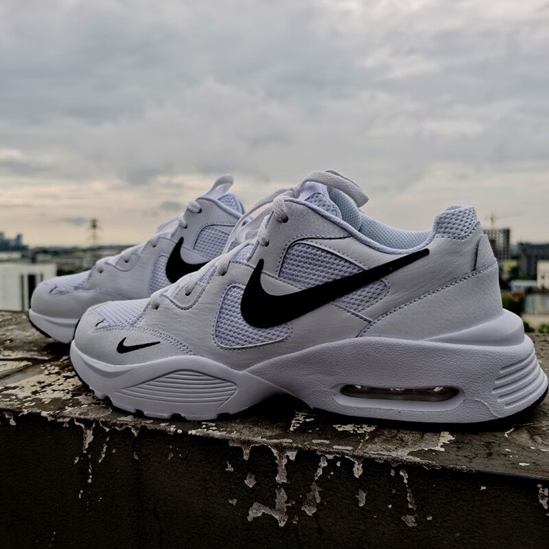 潮耐克男鞋nikeairmaxfusion蓝白黑经典复古休闲老爹休闲运动跑步鞋