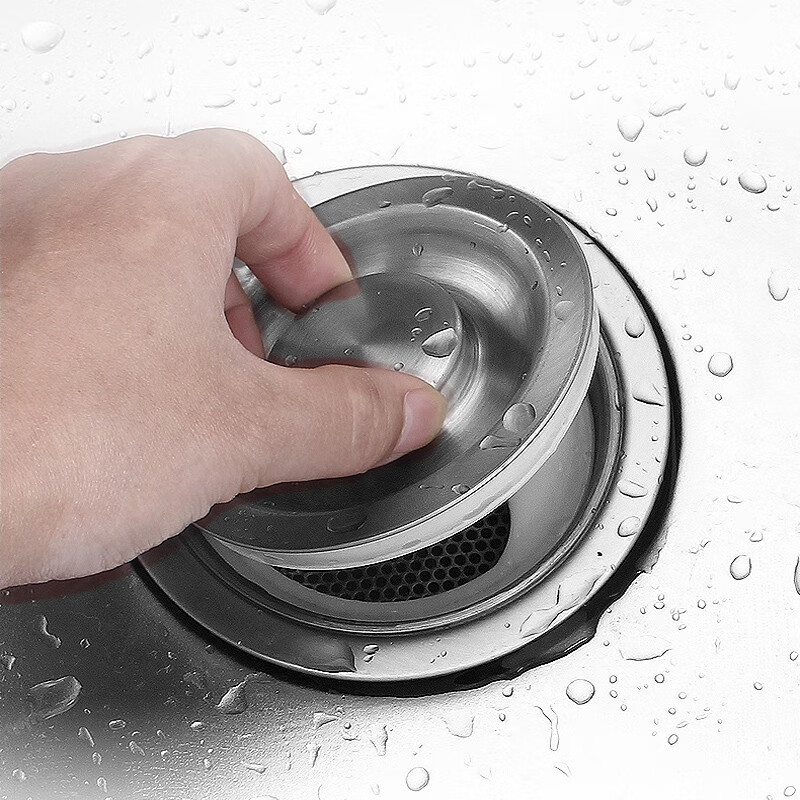 水槽盖子提笼封水盖漏斗过滤网洗菜盆下水器盖子提笼配件jisnifu胶