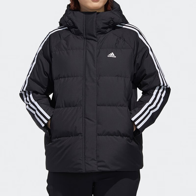 adidas阿迪达斯羽绒服女装2020冬季新款户外运动服保暖连帽外套gp5555