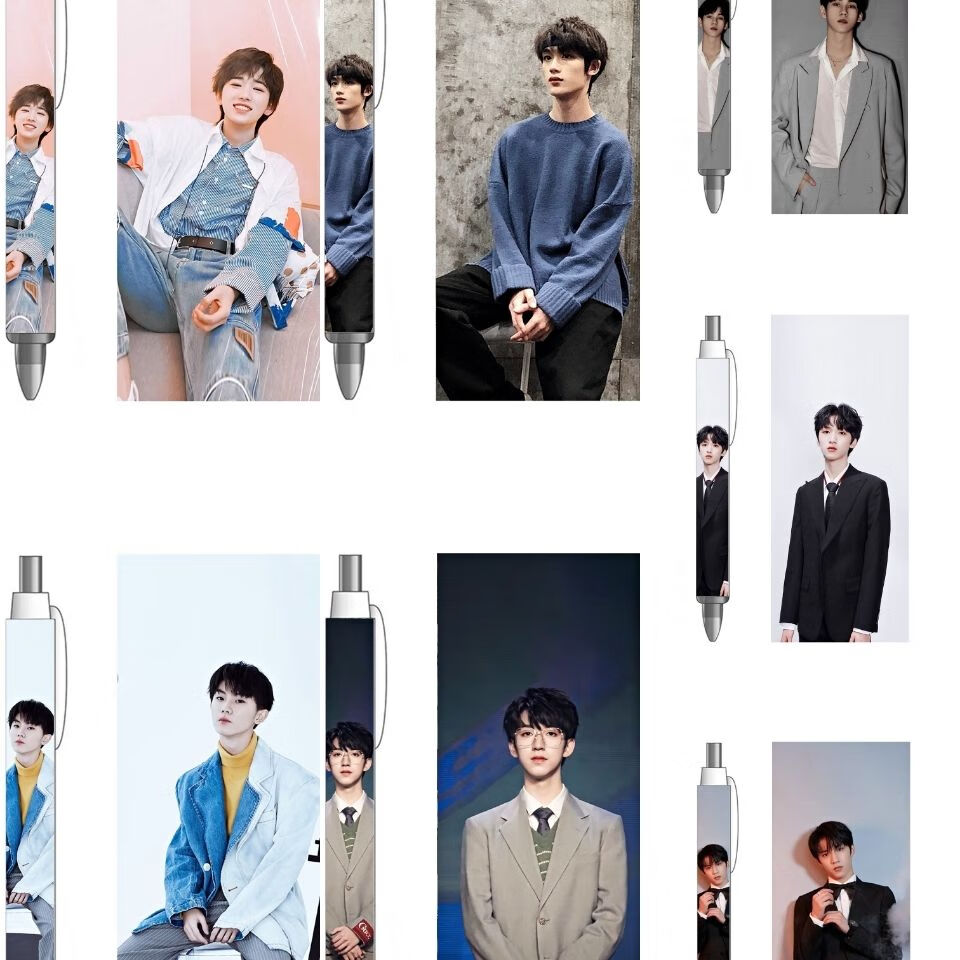姒桀sjtnt时代少年团按动笔宋亚轩同款明星周边笔ins黑色中性笔马嘉祺