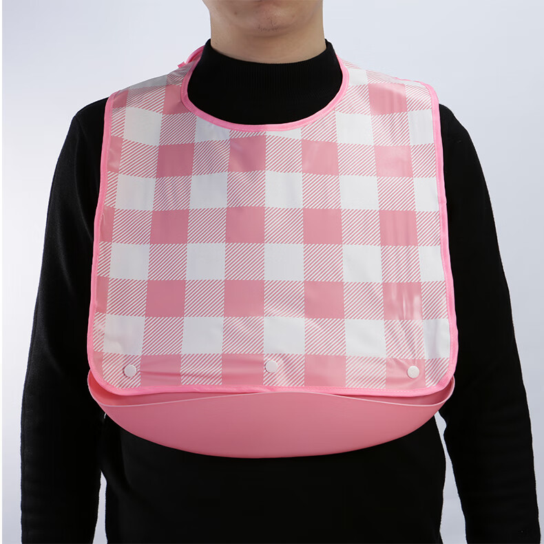 围嘴老年人围兜老人吃饭用的围兜口水巾围嘴防水防漏防掉饭食饭兜定制