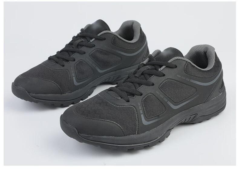 新式19作训鞋体能训练鞋男迷彩鞋作战靴作训胶鞋黑色低帮透气轻跑步鞋