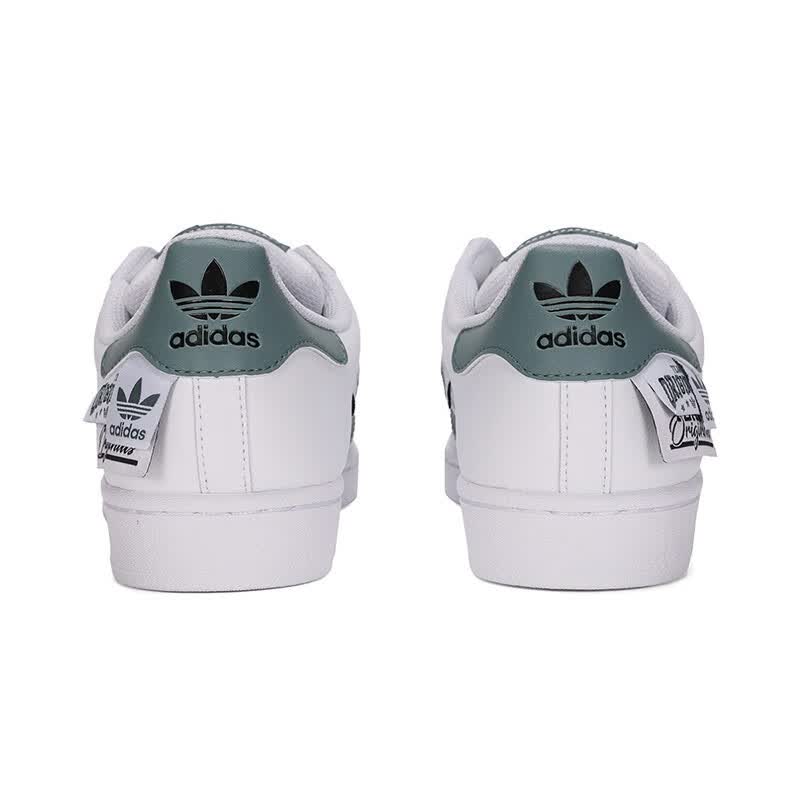adidas阿迪达斯三叶草superstar男女新款经典贝壳头板鞋 hp5501 36