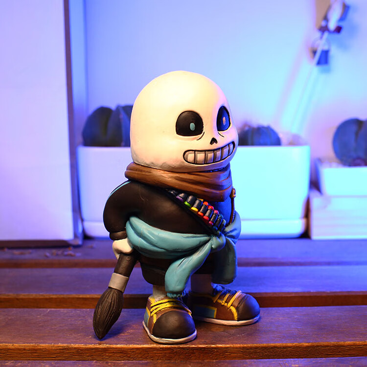 传说之下ink sans undertale周边骷髅兄弟模型摆件男生礼物鹿珞 sans