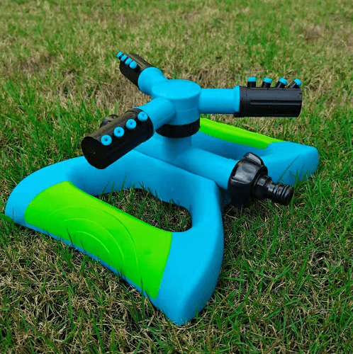 喷灌摇臂喷头360度旋转草坪花园园艺园林自动喷水洒水器地插大三叉