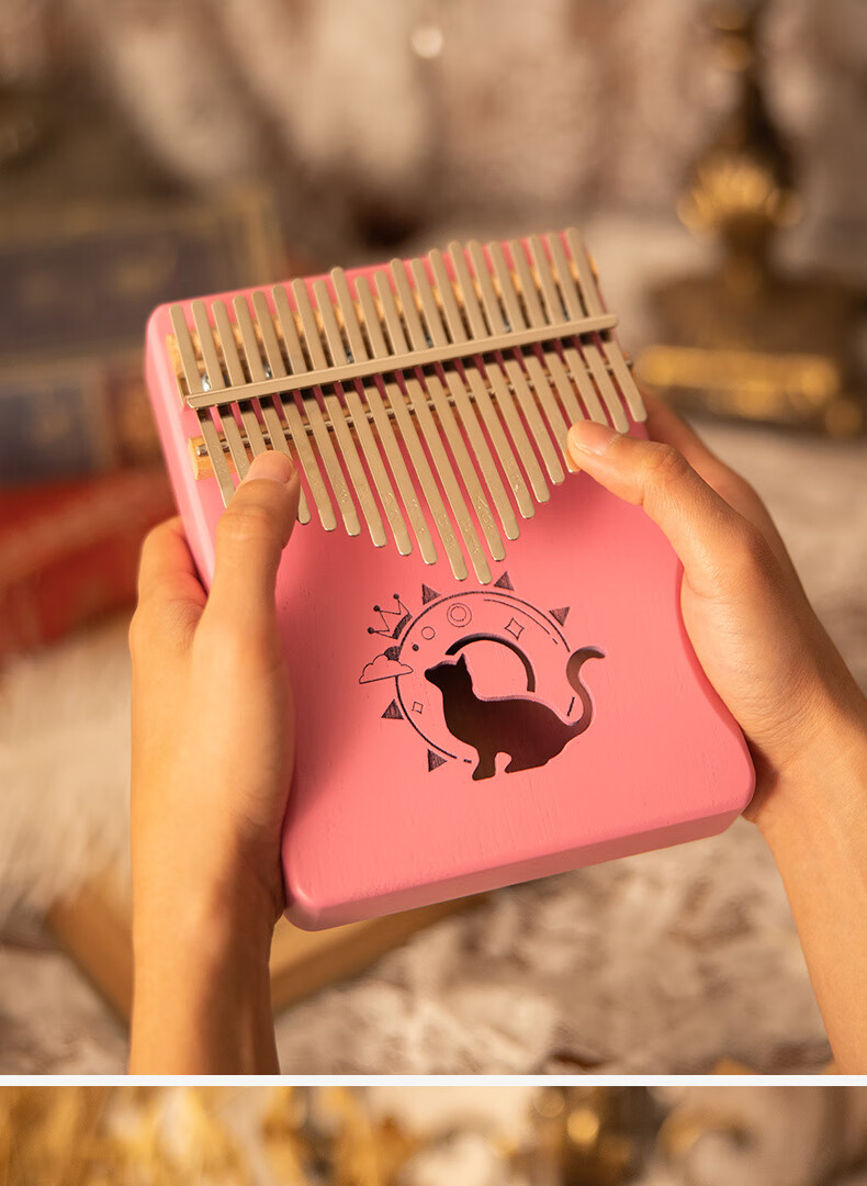 拇指琴高颜值高颜值拇指琴卡林巴琴21音五指钢琴女生初学者手指琴指姆