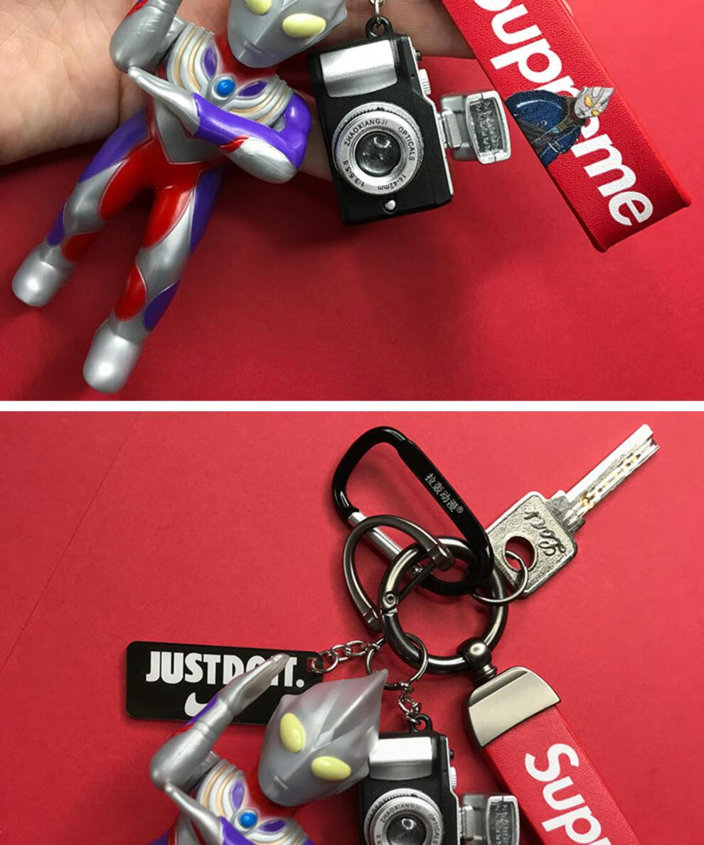 迪迦奥特曼 潮牌皮绳  声光复古相机【图片 价格 品牌 报价】-京东