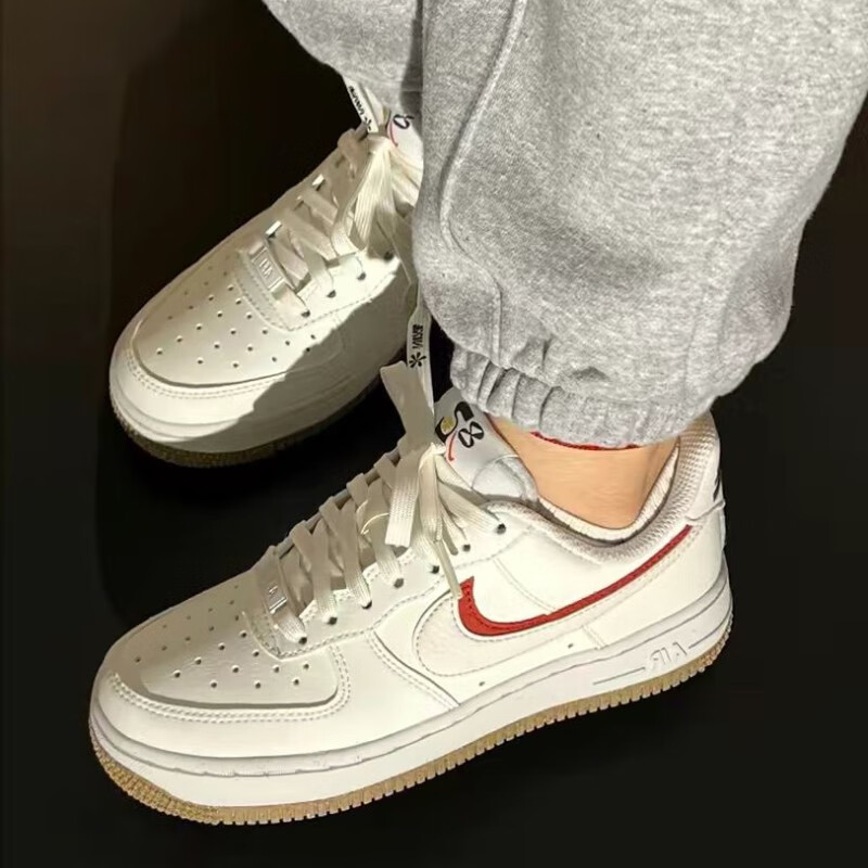 【現貨】nike air force 1 af1斷鉤解構 紅藍鴛鴦板鞋 898889-103 dm