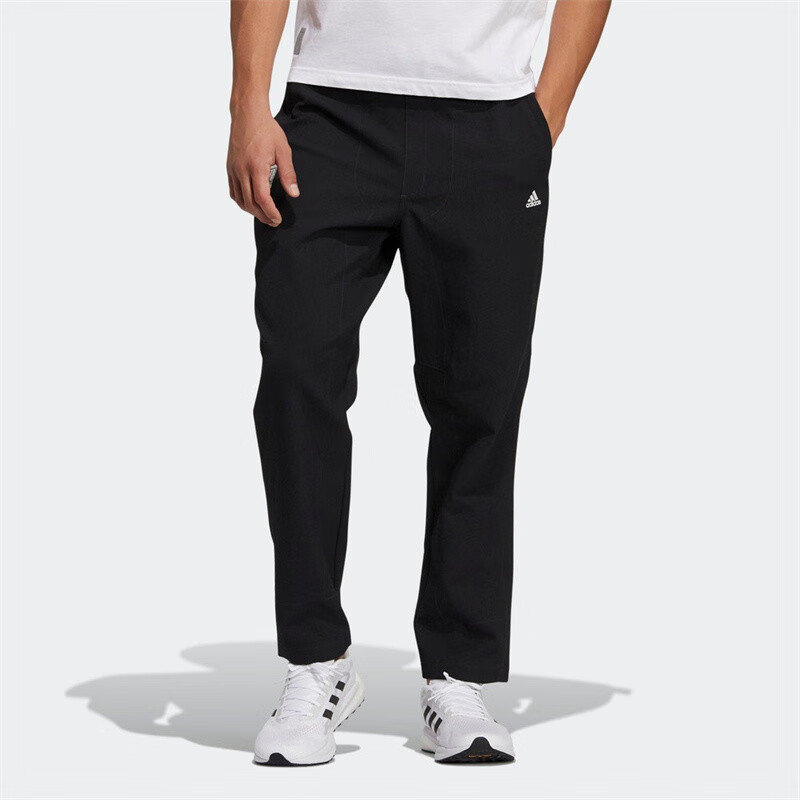 adidas阿迪达斯男裤运动新款武极系列健身训练透气舒适收口小脚裤长裤