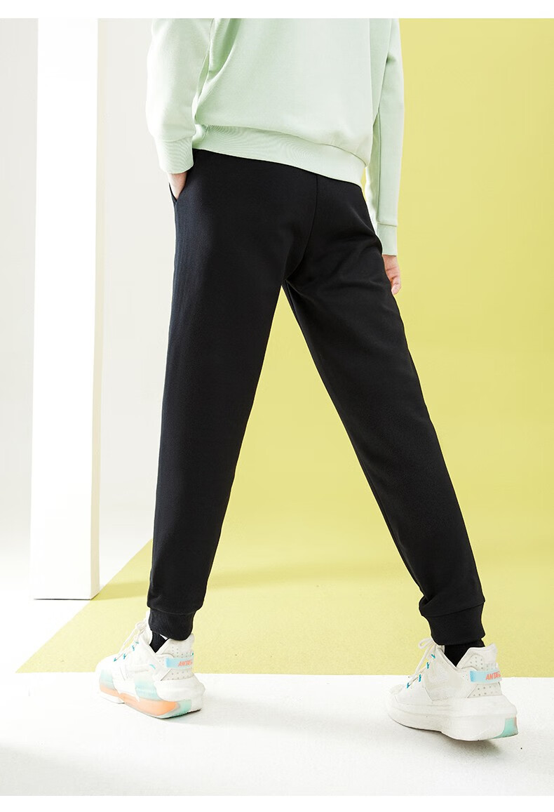 安踏(anta)安踏女裤针织运动裤女2022季款宽松潮流针织跑步健身小脚