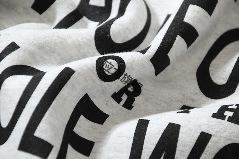 应九rrr123联名fog jerry十字架长袖高街休闲宽松秋季美式hiho卫衣