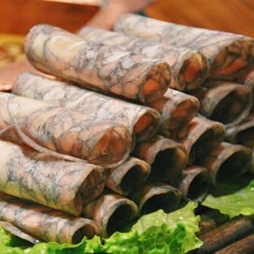 乌鸡卷 新鲜冷冻食品乌鸡肉卷火锅豆捞食材鸡肉卷商用5斤 5斤装整根