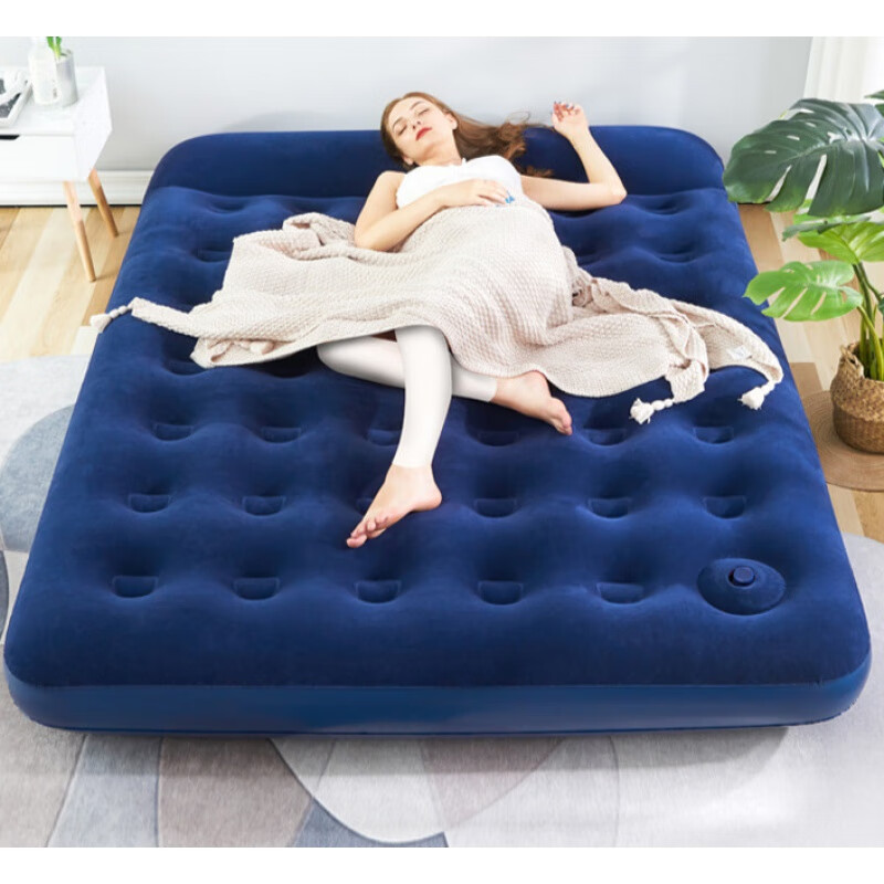 充气床单人充气床垫家用双人加大加厚懒人冲气打地铺户外露营便携气垫