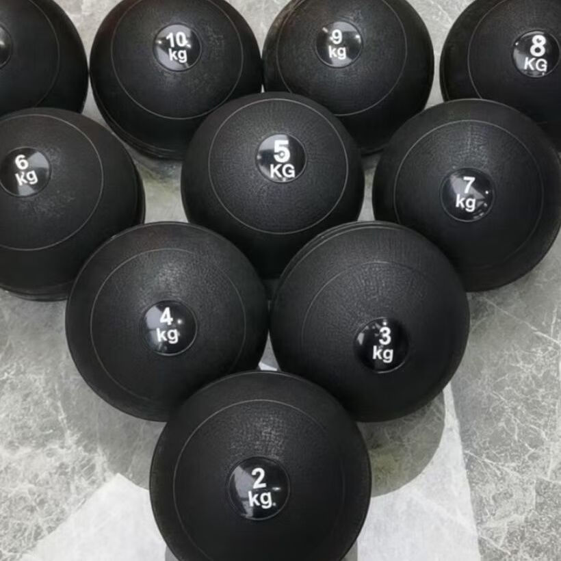 重力球健身沙球力量训练重量球灌沙药球加厚pvc体能训练重量球 防滑