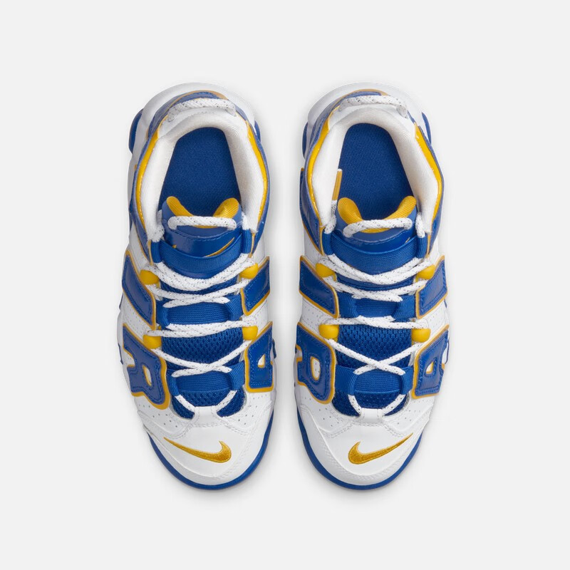 【官方自营旗舰】女鞋air more uptempo皮蓬大air 白蓝色 复古篮球鞋