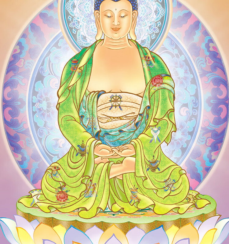 药师七佛画像卷轴画七躬医王菩萨佛像画佛堂寺庙七尊药师如来挂画