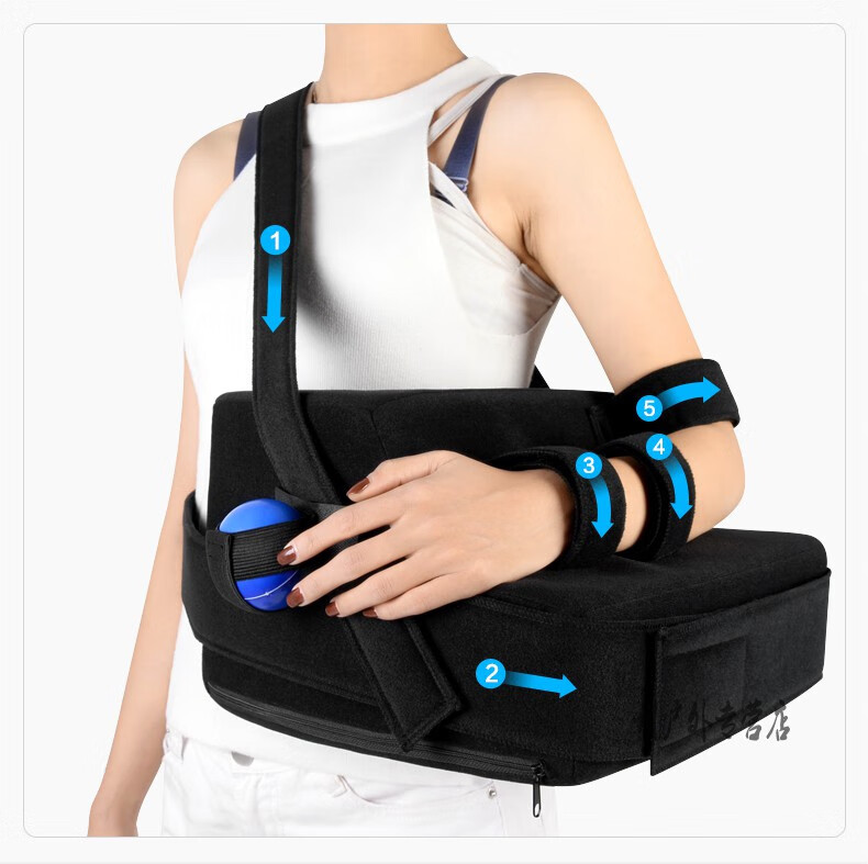 肱骨肩关节外展架支柱肩关节外展包可调肩外展枕脱臼固定支具手臂吊带