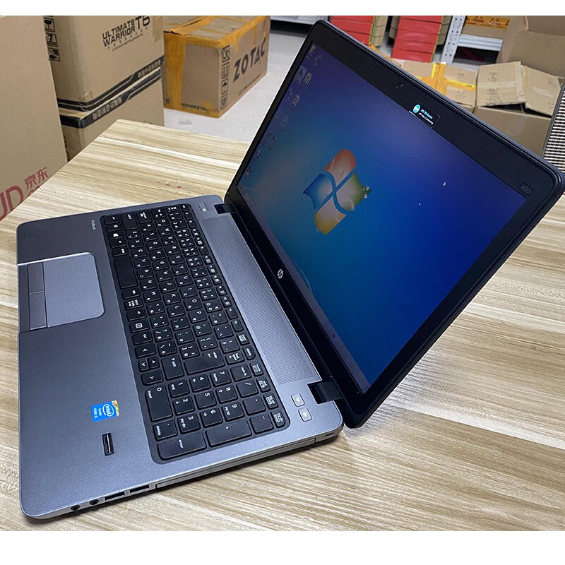 代四代商务笔记本电脑办公游戏上网本惠普450g3第六代赛扬8g500g机械