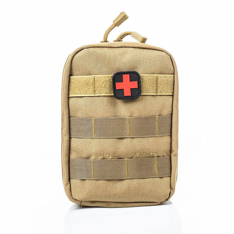 三代单兵急救包户外战术腰包挂包腰包战术野战包人防应急包 泥色包