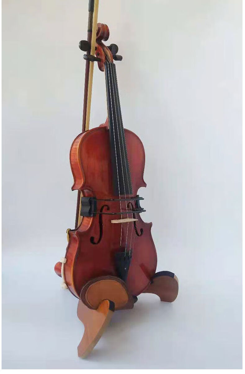 小提琴架子支架立式家用展示架摆设架子黑白红三色小提琴座驾木质支架