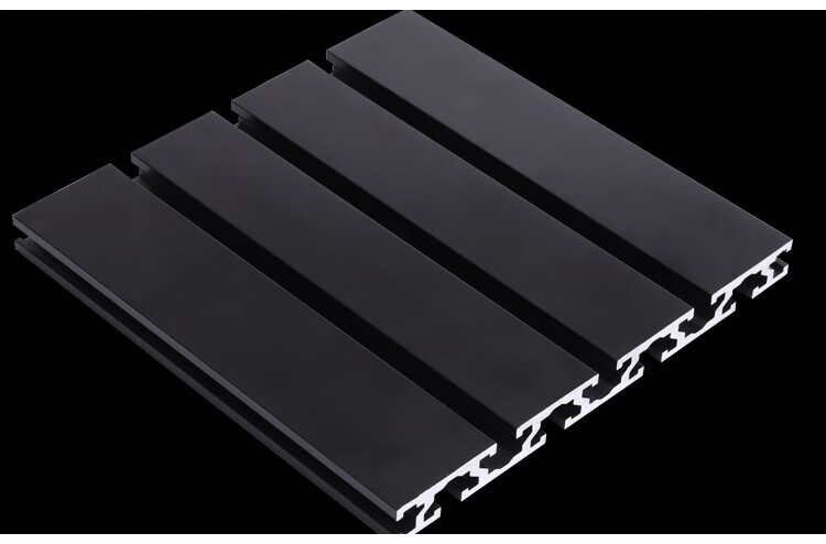 欧标铝型材15180工业型材工作台流水线框架雕刻机台面铝材 15180黑色