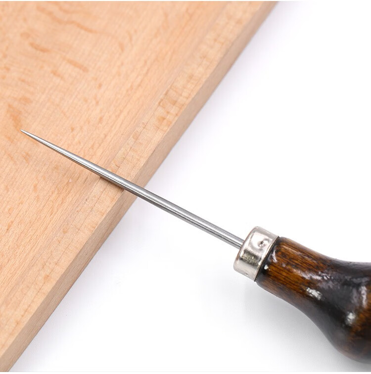 葫芦形锥子尖锐木柄锥子针全刚实心打孔钻子修鞋补鞋上鞋直锥工具5把