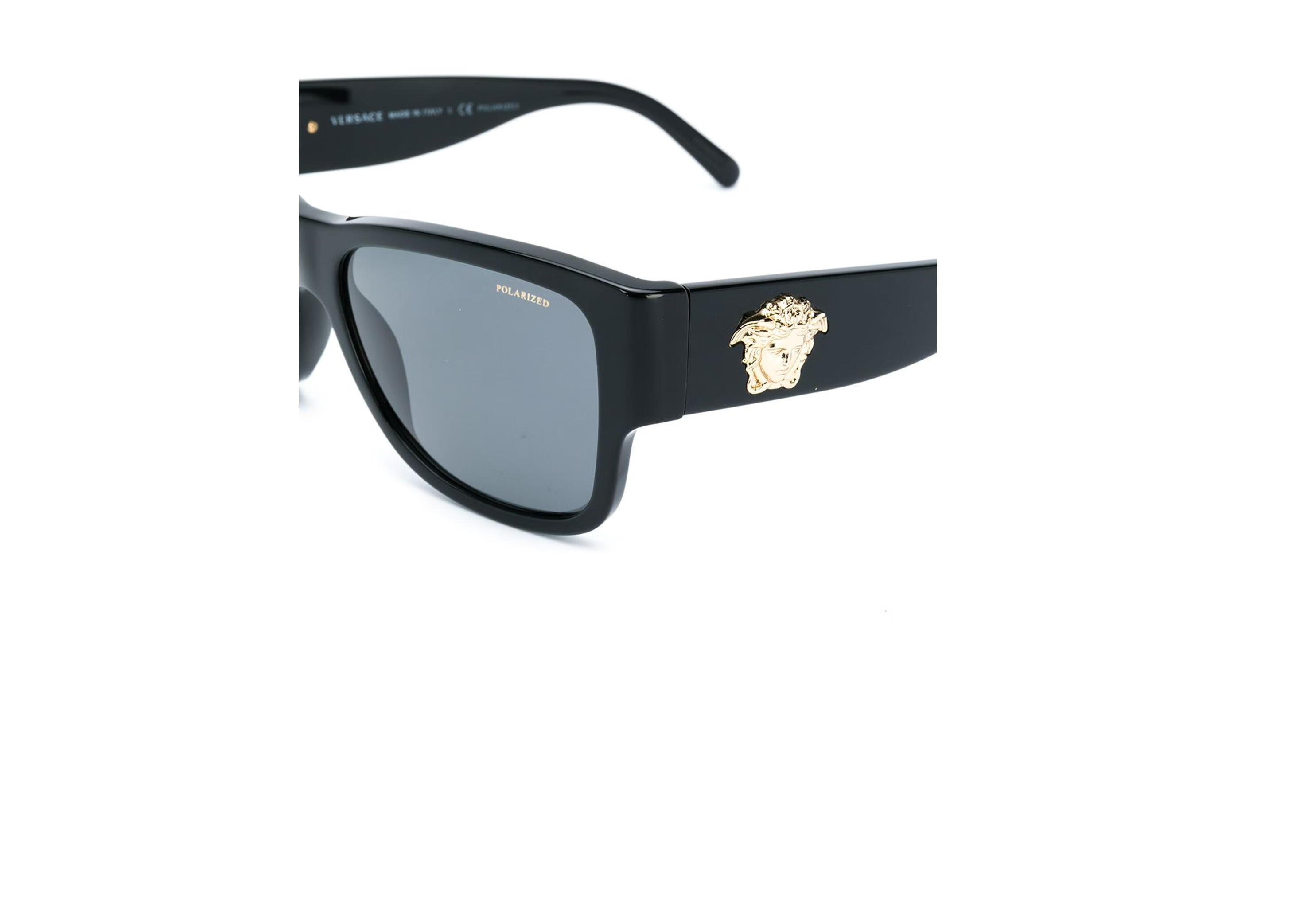 范思哲(versace)男士超大框太阳眼镜 黑色 58【图片 价格 品牌 报价】