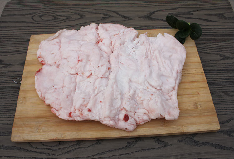 油猪大油新鲜生猪板油1000g农家散养猪肥油奶白色食用肥膘现取土猪油