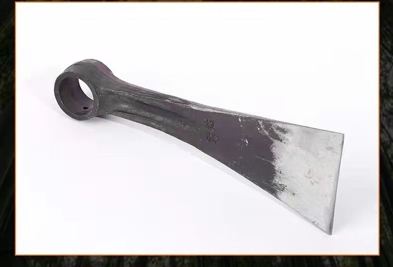 手工锻打加厚锄头镐头镢头农具刨树根挖笋农业工具锄草神器 加长窄款