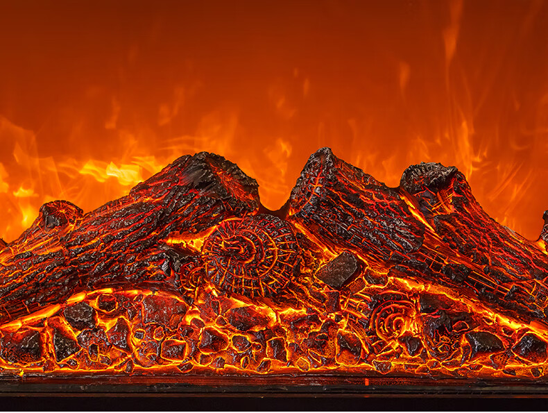 壁炉装饰北欧式电子壁炉芯摆件客厅现代家用仿真火焰壁炉取暖器定制