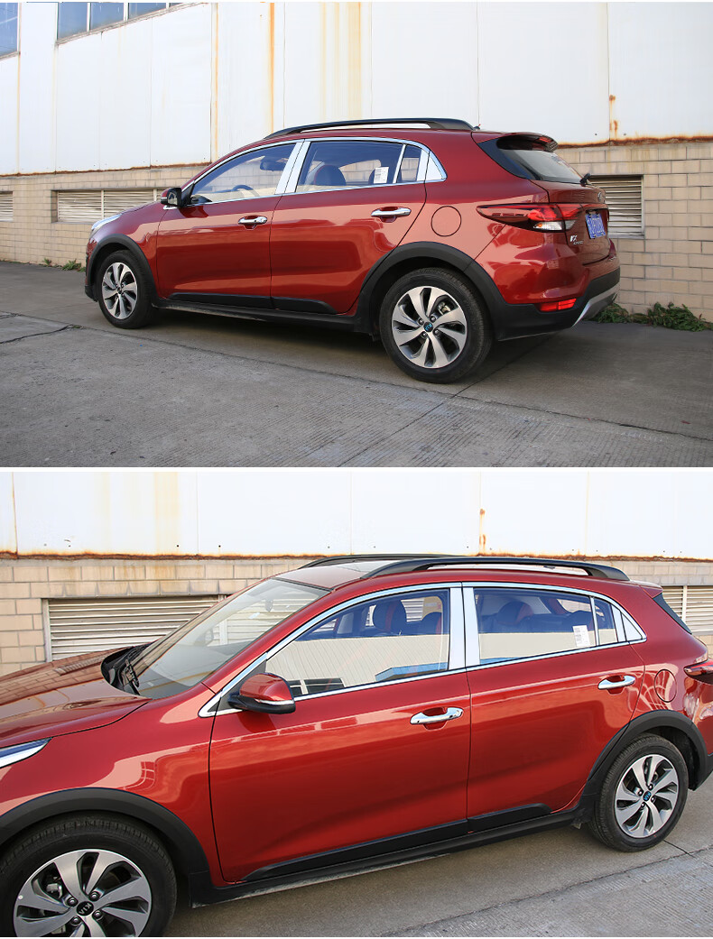 适用于起亚kxcross外观改装kxcross车窗装饰亮条 起亚kxcross装饰条