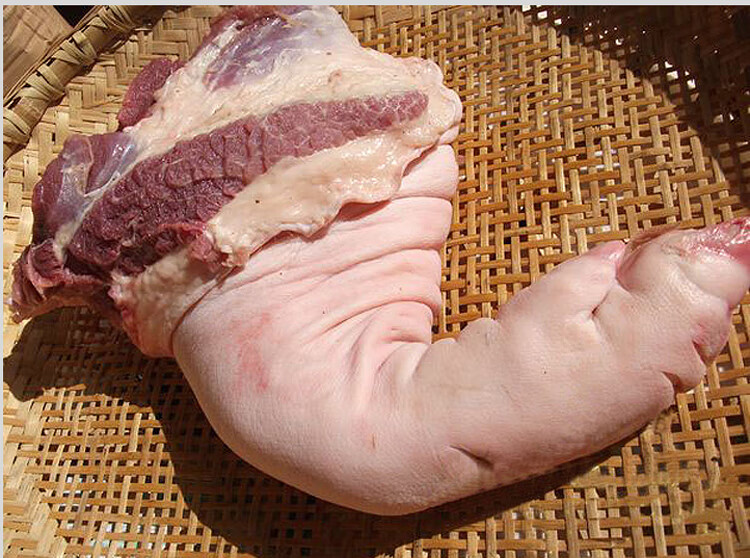 农家自制烟熏腊腊猪脚咸猪蹄腌猪蹄猪手土猪湖南土特产美食 整只 腊