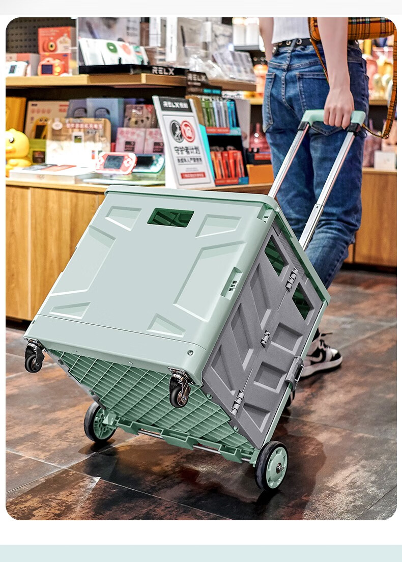 星优 折叠购物车便携式老人爬楼买菜车超市手拉车多功能户外手推车