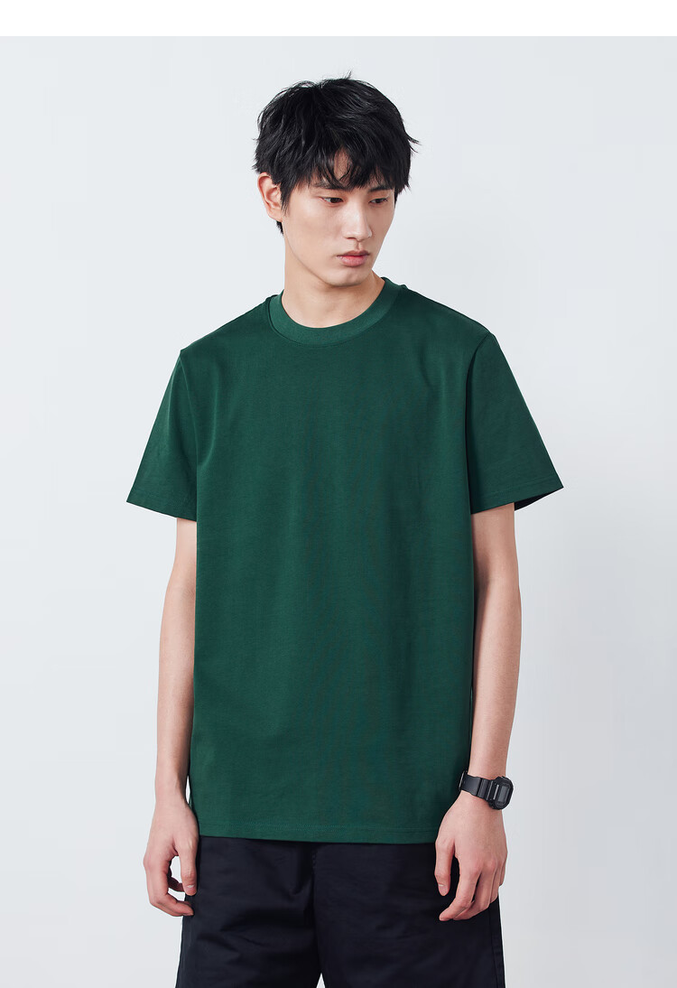 宽松版短袖t恤男士夏季纯色遮肉显瘦半袖纯棉体恤男士打底衫白色xxxl