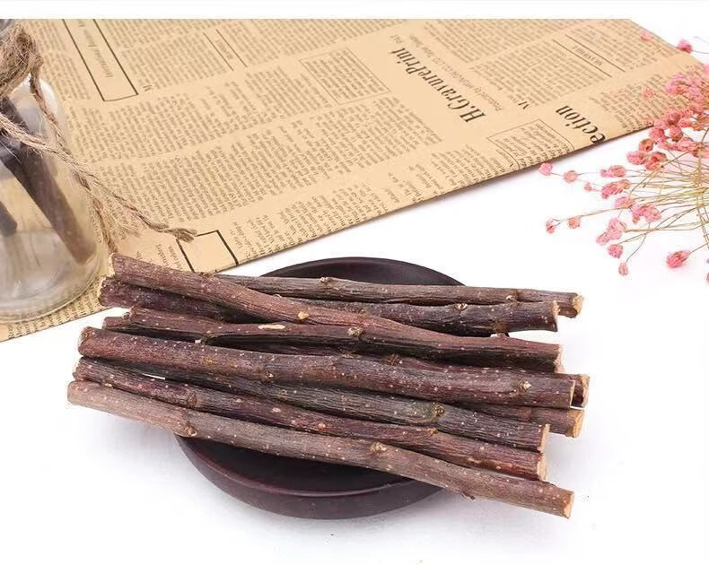 兔子仓鼠荷兰猪磨牙棒兔子磨牙棒苹果枝甜竹仓鼠龙猫荷兰猪豚鼠松鼠