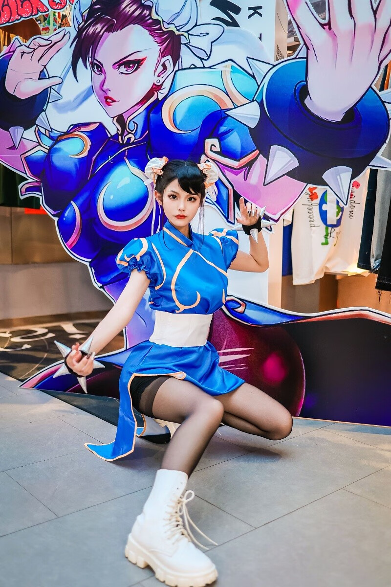 【万圣节cos】春丽cos服装街头霸王衣服大全套cosplay旗袍万圣节性感