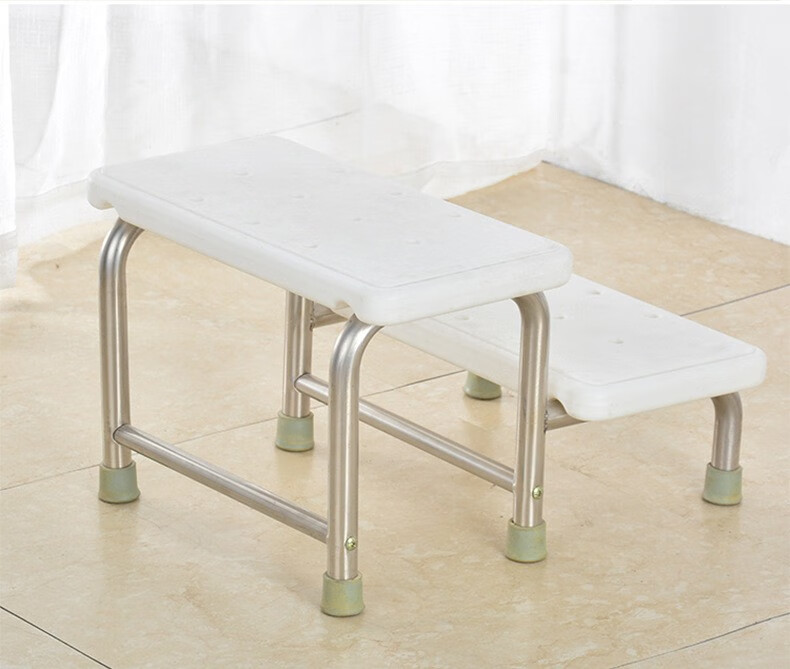 不锈钢妇科手术室检查脚踏凳塑料脚踏凳双层卫生间防滑小凳子洗澡椅