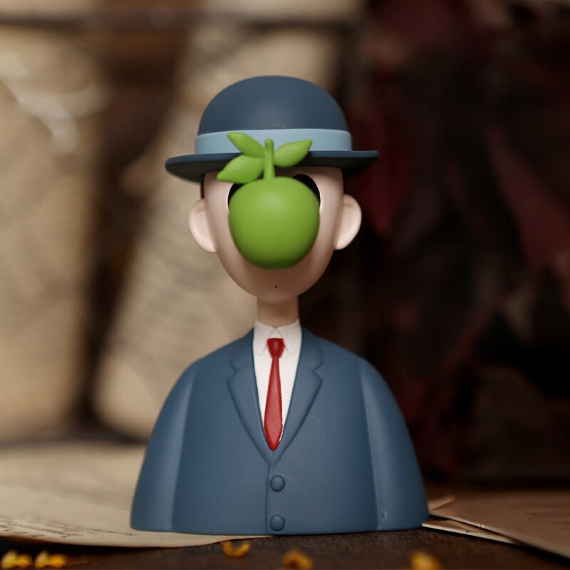 红胶囊世界名画盲盒二代系列盲盒盒蛋福袋肓盒摆件盲盒 一套生日礼物