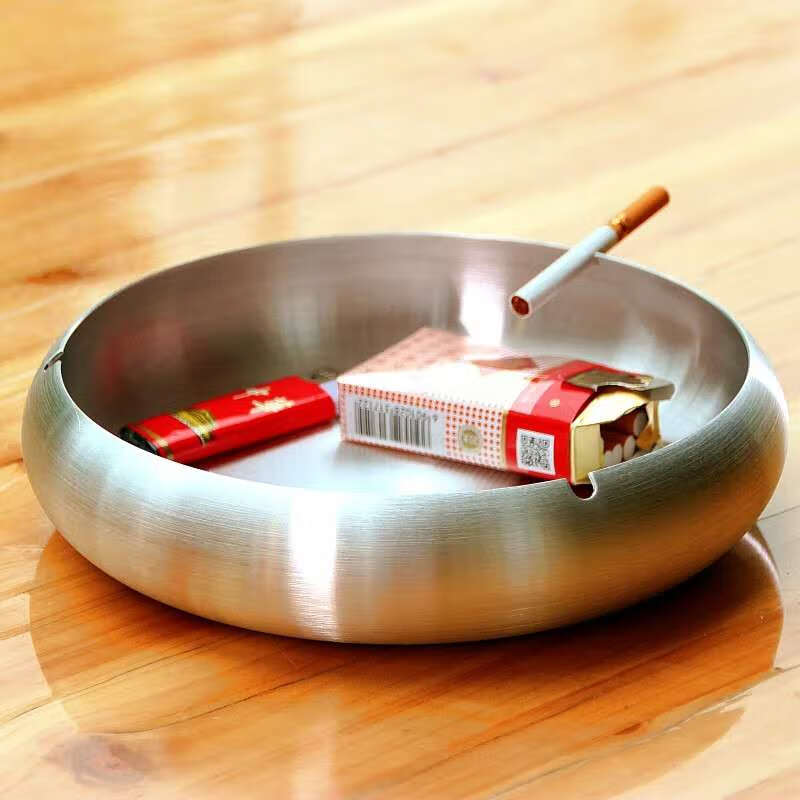 大码复古工业风办公室老板桌商用宾馆客厅超大烟灰缸大号超大特大