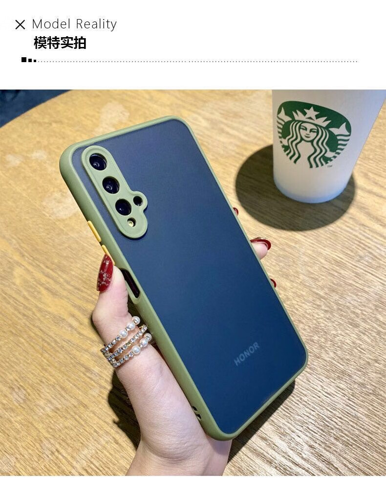 vasque荣耀20手机壳华为honor20s保护套摄像头全包ins冷淡风磨砂透明