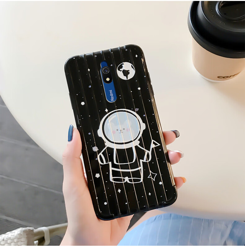 红米8a手机壳八a行李箱款ml8a网红潮牌hm8a个性创意m8a卡通可爱redmi