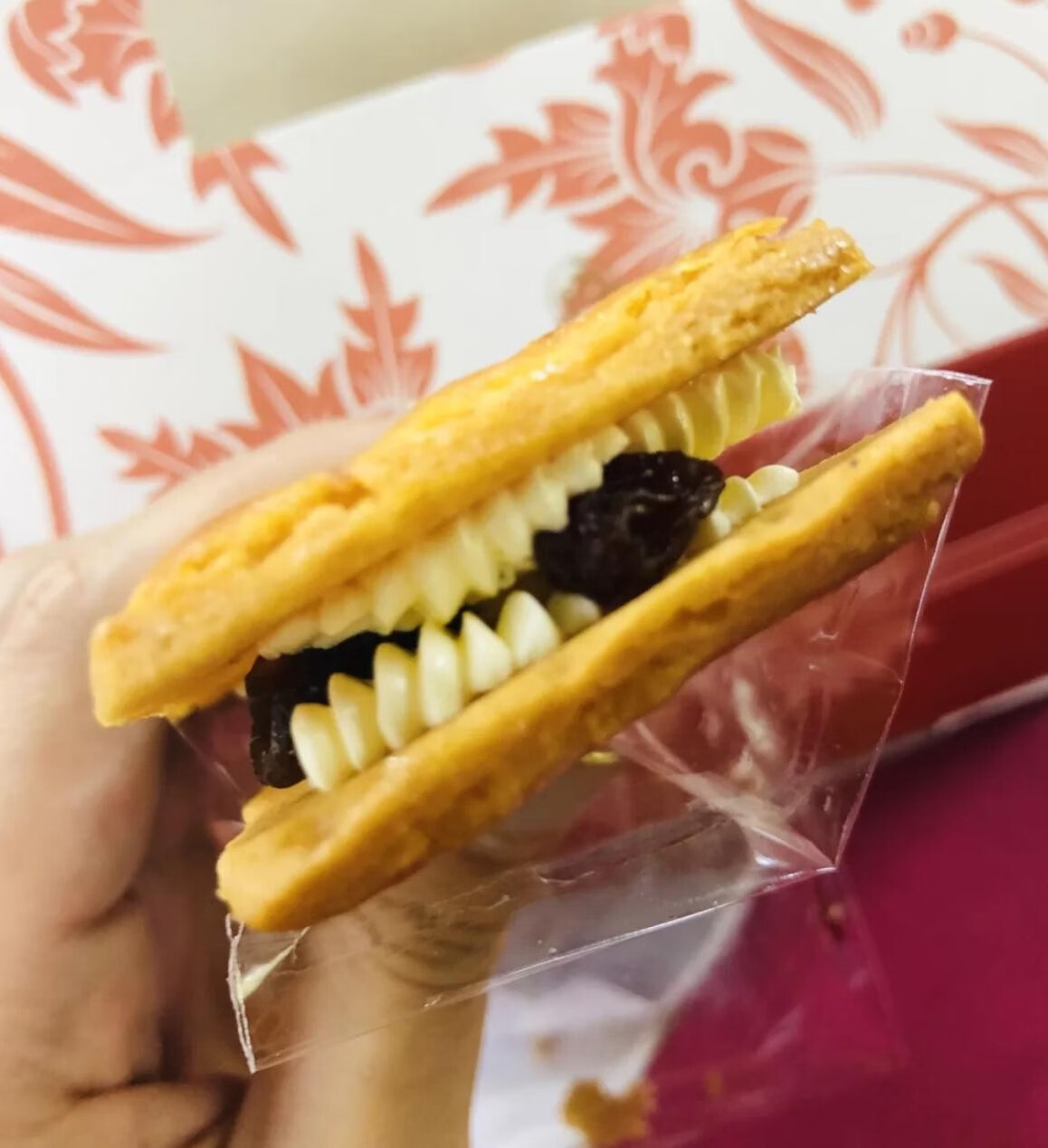 上海花园饭店白脱饼干葡萄干夹心伴手礼网红 人气花园饭酒店饼干 10片