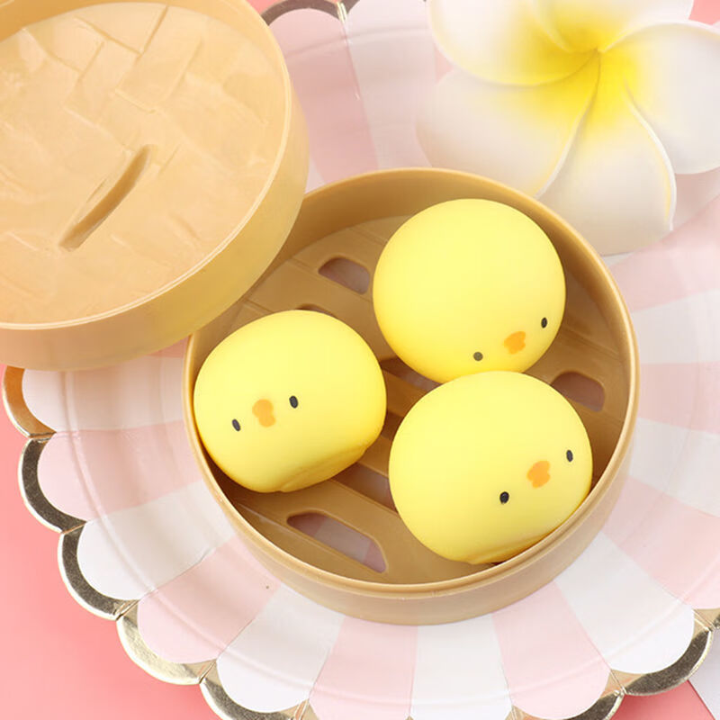 定制仿真包子玩具捏捏乐上课无聊减压整蛊解压慢回弹柔软舒适手感一笼