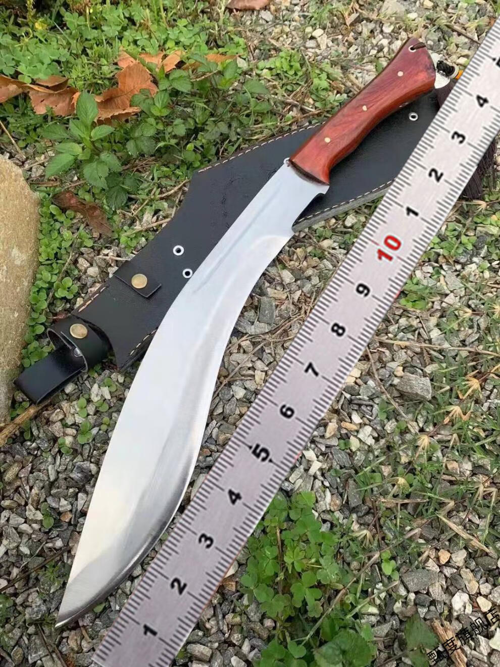 科森得(kesende) 户撒阿昌族刀子刀军刃加长尼泊尔军军刃大号柴刀特殊