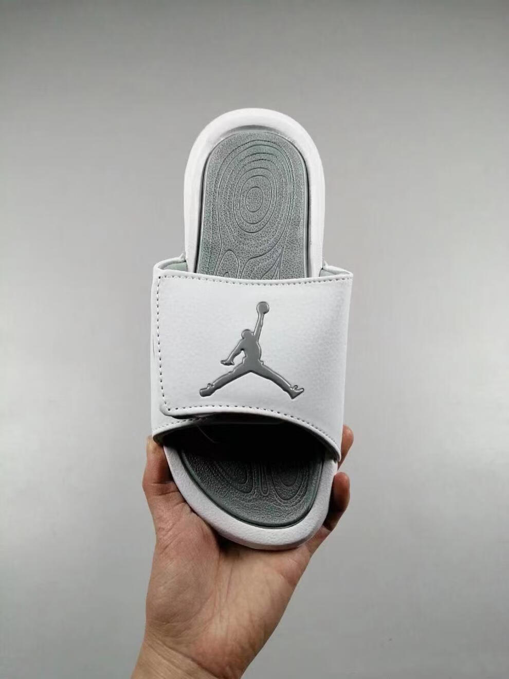 aj拖鞋乔六运动篮球拖鞋情侣魔术贴潮牌男女户外夏季网红新款凉拖黑金